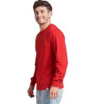 Russell Athletic Men’s Long Sleeve Cotton Tee - Red