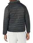 Men's Lightweight Water-Resistant Puffer Jacket, Dark Grey
