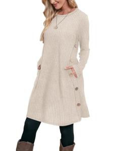 OFEEFAN Trendy Fall Dresses for Women 2025