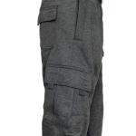 Men's Dark Grey Cargo Sweatpants with Pockets