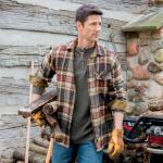 Men's Cedarwood Plaid Flannel Shirt - XL