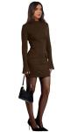 Elegant Long Sleeve Winter Dress for Women