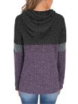 MixShe Women's Purple Long Sleeve Teacher Sweater