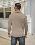 COOFANDY Men’s Lightweight Long Sleeve Polo Shirt