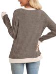 Sampeel Women's Long Sleeve Lightweight Sweater Top