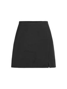 CIDER High Waist Black Mini A-Line Skirt