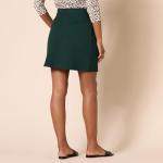 Ponte Mini A-Line Skirt in Dark Green