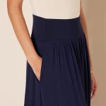 Navy Midi Length Skirt for Women by Amazon Essentials