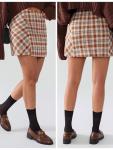 Trendy Y2K High-Waisted Plaid Mini Skirt