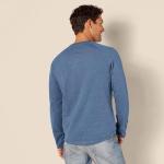 Men's Slim-Fit Long-Sleeve Henley Shirt - Blue