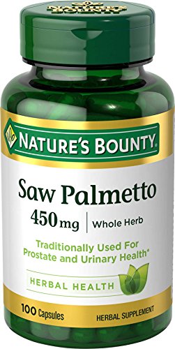 Nature's Bounty Saw Palmetto 450mg Capsules, 100 Count