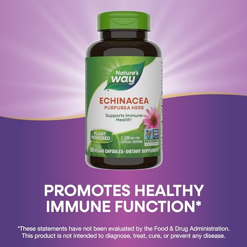 Nature's Way Echinacea for Immune Support, 180 Capsules