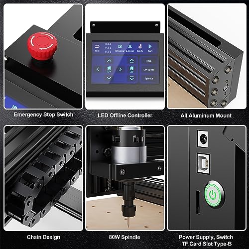 High Precision 3-Axis CNC Woodworking Router Machine