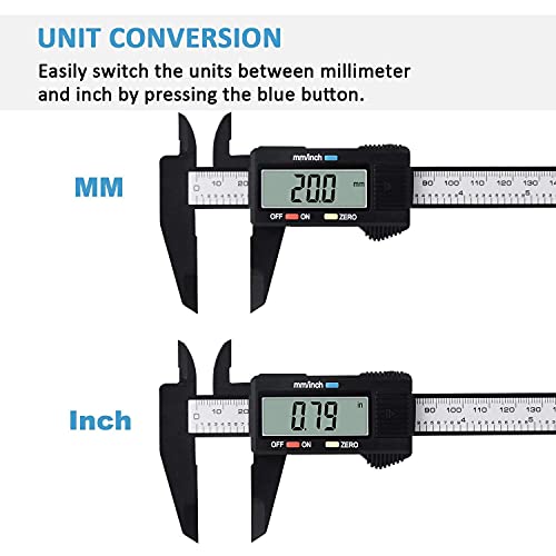 Adoric 0-6" Digital Caliper- Precision Woodworking Tool