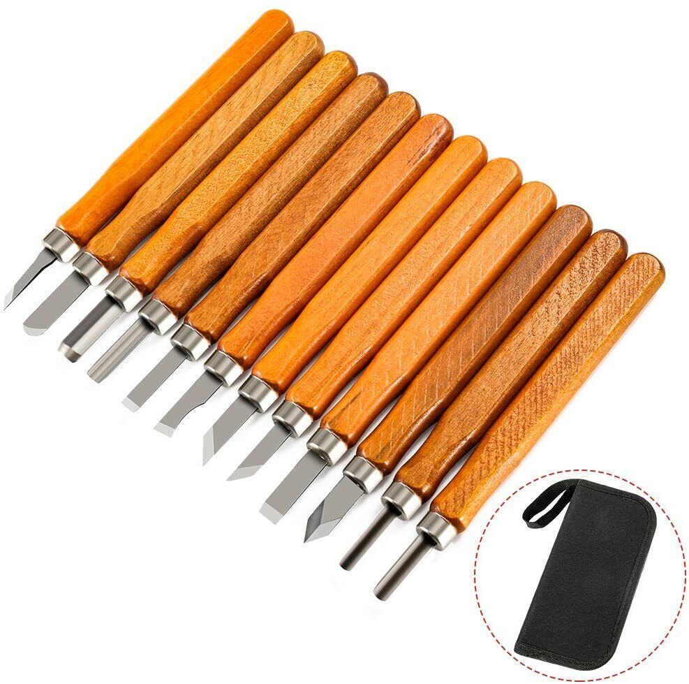 12-Piece Professional Wood Carving Chisel Set