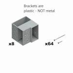 Heavyweight 2' x 4' Do-It-Yourself Workbench Kit,Gray