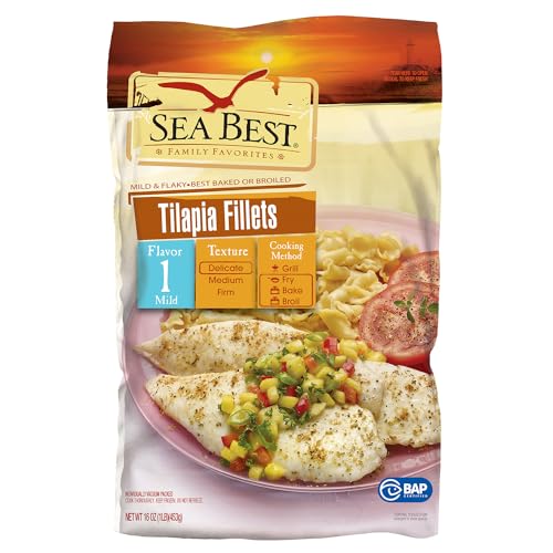 Tilapia Fillets: Sea Best, 16 Ounce