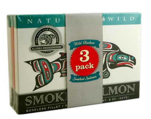 Alaska Smokehouse Jumbo Smoked Salmon Variety Pack