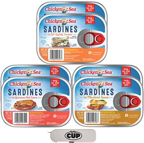 Sardine Variety Pack with Louisiana Hot Sauce
