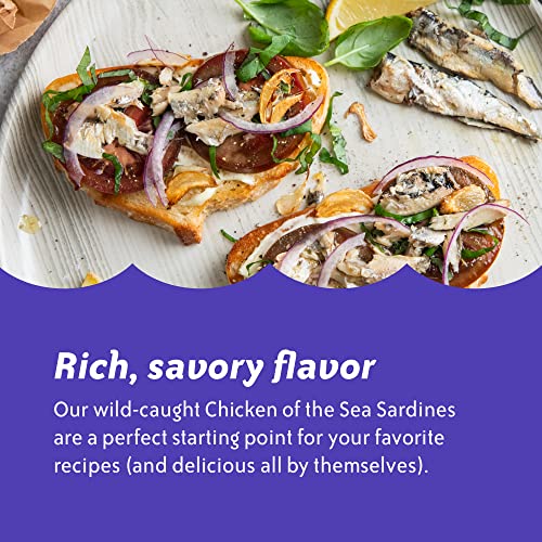 Chicken of the Sea Sardines in Water, 3.75 oz