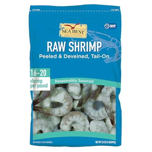 16/20 Count Shrimp, Tail On, 2lb Pack