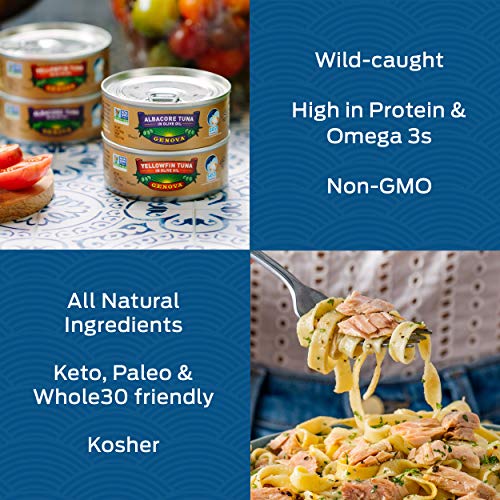 Yellowfin Tuna in Olive Oil, 5 oz Can 8-Pack