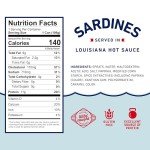 Sardines in Louisiana Hot Sauce - Pack of 12