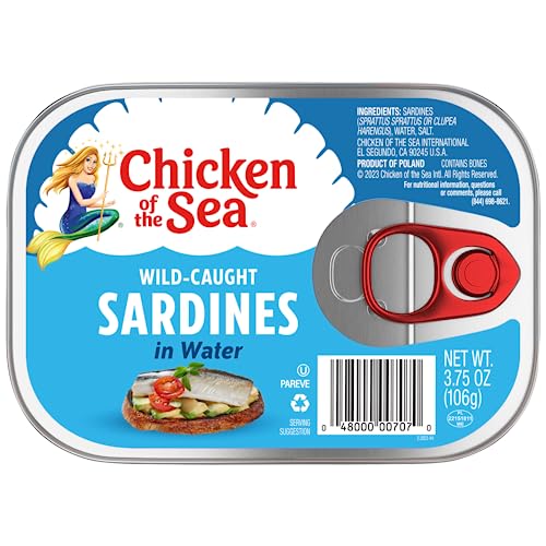 Chicken of the Sea Sardines in Water, 3.75 oz