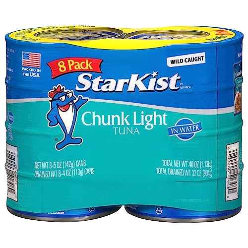 Starkist Chunk Light Tuna Water, 5oz - 8 Cans