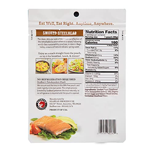 Smoked Steelhead Trout Fillet - 3.5 oz