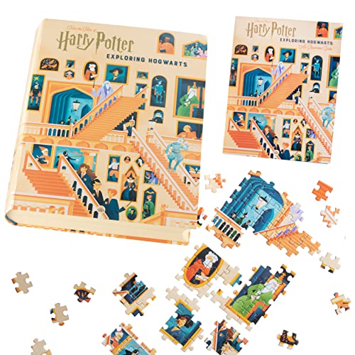 Harry Potter Hogwarts Jigsaw Puzzle with Illustrated Book