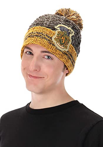 Hufflepuff Heathered Pom Beanie - elope