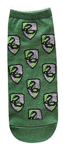 Slytherin Ankle Socks 5-Pack for Juniors/Womens Size 4-10