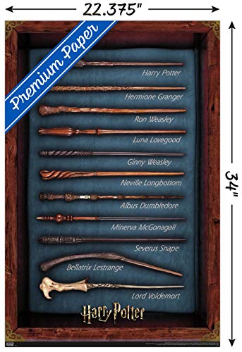 Harry Potter Wands Wall Poster: Premium Unframed