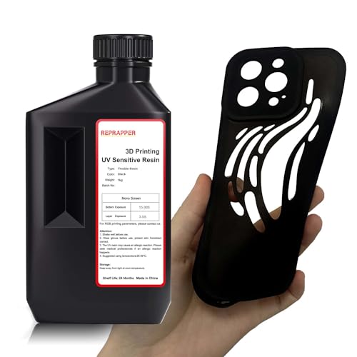 RepRapper Flexible Tough 3D Printer Resin Black