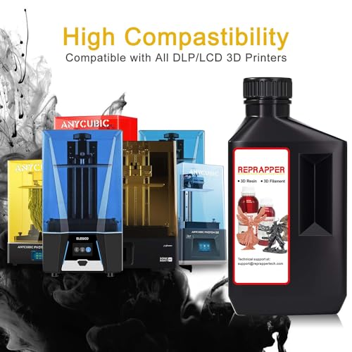 RepRapper Flexible Tough 3D Printer Resin Black