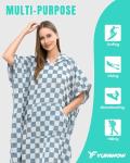 Unisex Hooded Towel Poncho for Water Activities