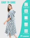 Unisex Hooded Towel Poncho for Water Activities