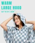 Unisex Hooded Towel Poncho for Water Activities