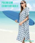 Unisex Hooded Towel Poncho for Water Activities