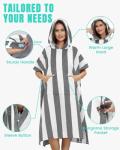 Yufawow Hooded Towel for Beach and Water Fun