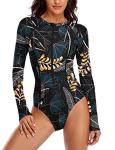 YATEEN Women's Long Sleeve Paddleboarding Rashguard