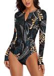 YATEEN Women's Long Sleeve Paddleboarding Rashguard