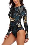 YATEEN Women's Long Sleeve Paddleboarding Rashguard