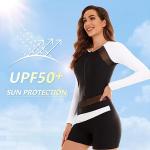 NESY Women's Long Sleeve Rash Guard One Piece