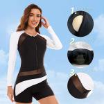 NESY Women's Long Sleeve Rash Guard One Piece