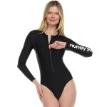 Hurley Women's Long Sleeve Black Swim Suit