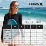 Hurley Women's Long Sleeve Black Swim Suit