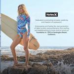 Hurley Women's Long Sleeve Black Swim Suit