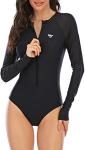 Zando UPF 50+ Women's Long Sleeve Rash Guard